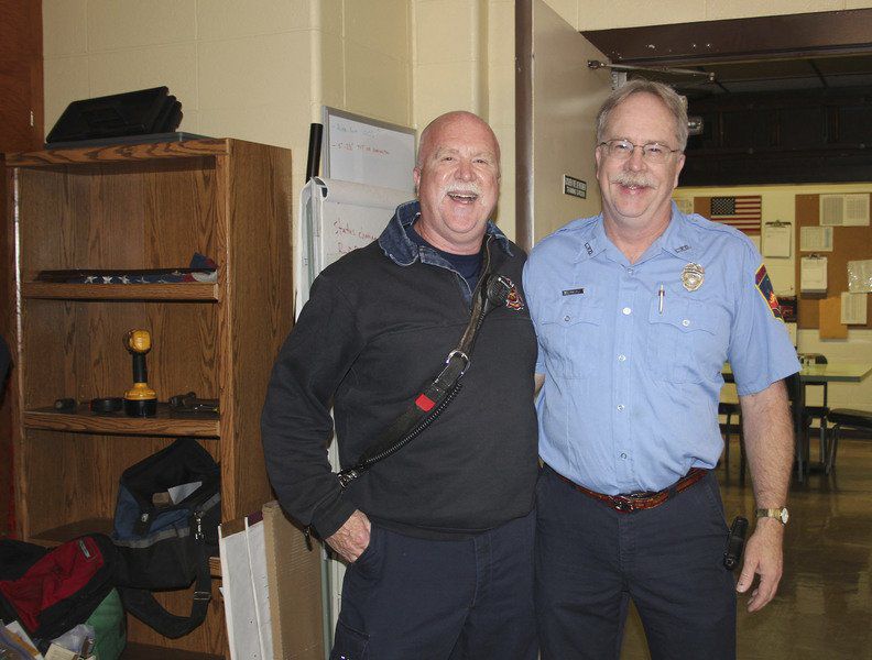 Retiring Goshen firefighter gets surprise